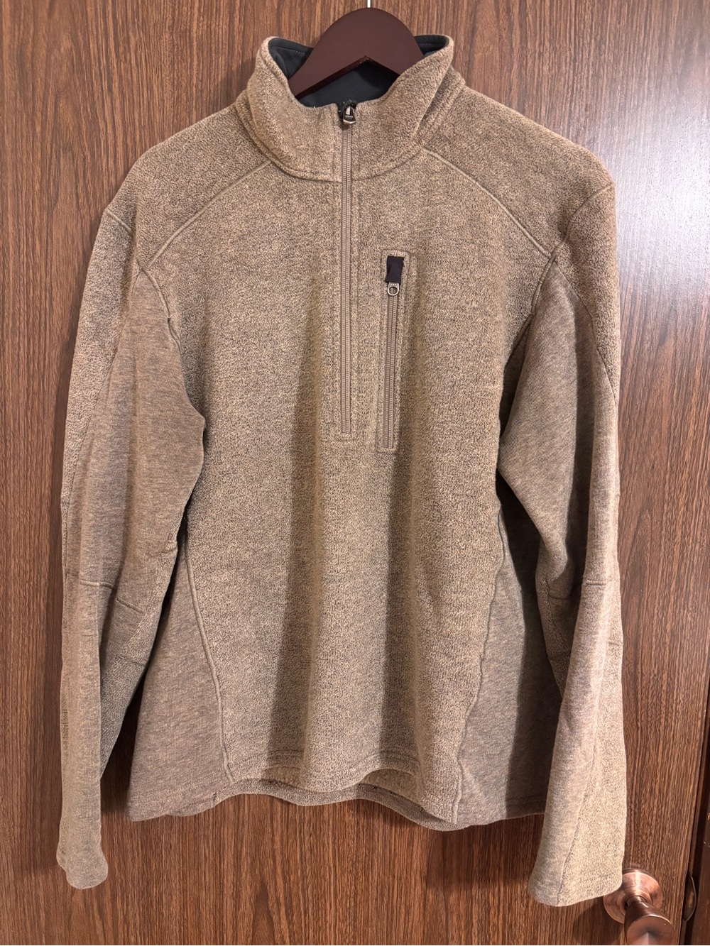 KUHL Men's Half-Zip Pullover Sweater - Brown